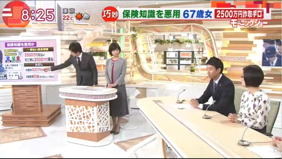 【TV】テレビ朝日「モーニングショー」（2015.11.5放送）に出演しました。